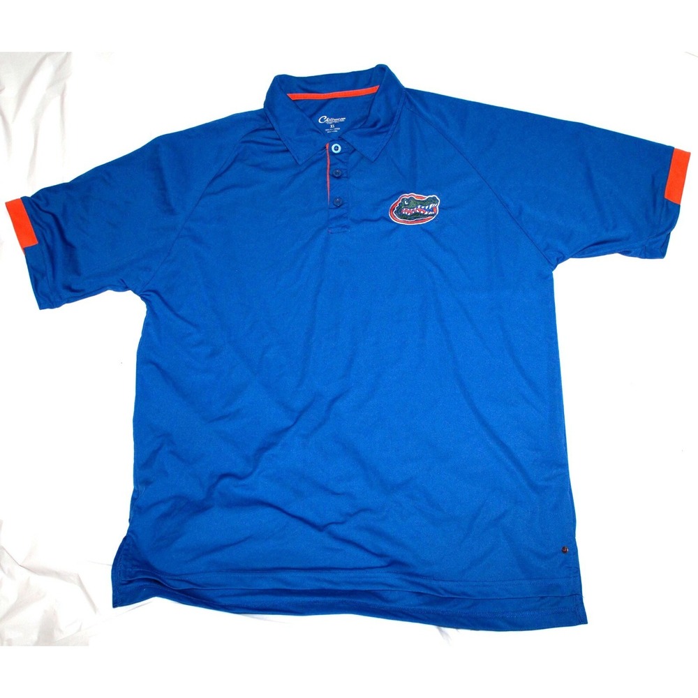 Chiliwear Mens Florida Gators Short Sleeve 100% Polyester‎ Polo Shirt Size XL